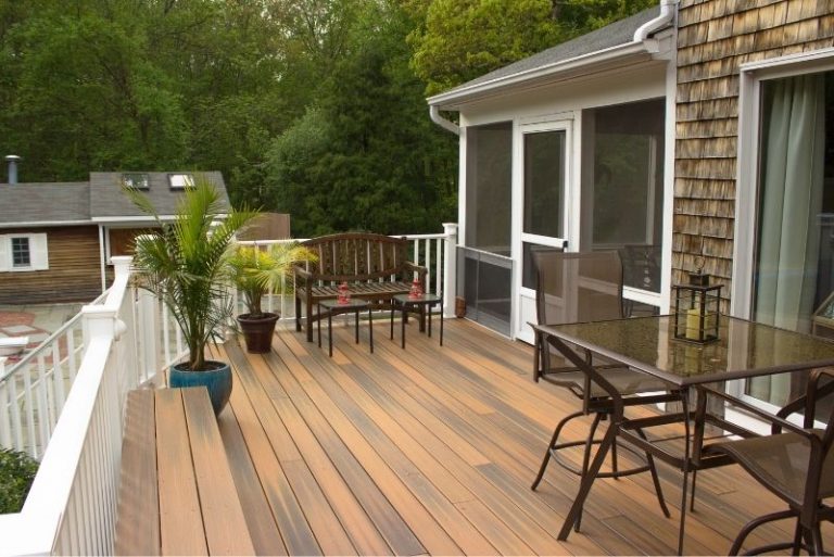pergola on a deck